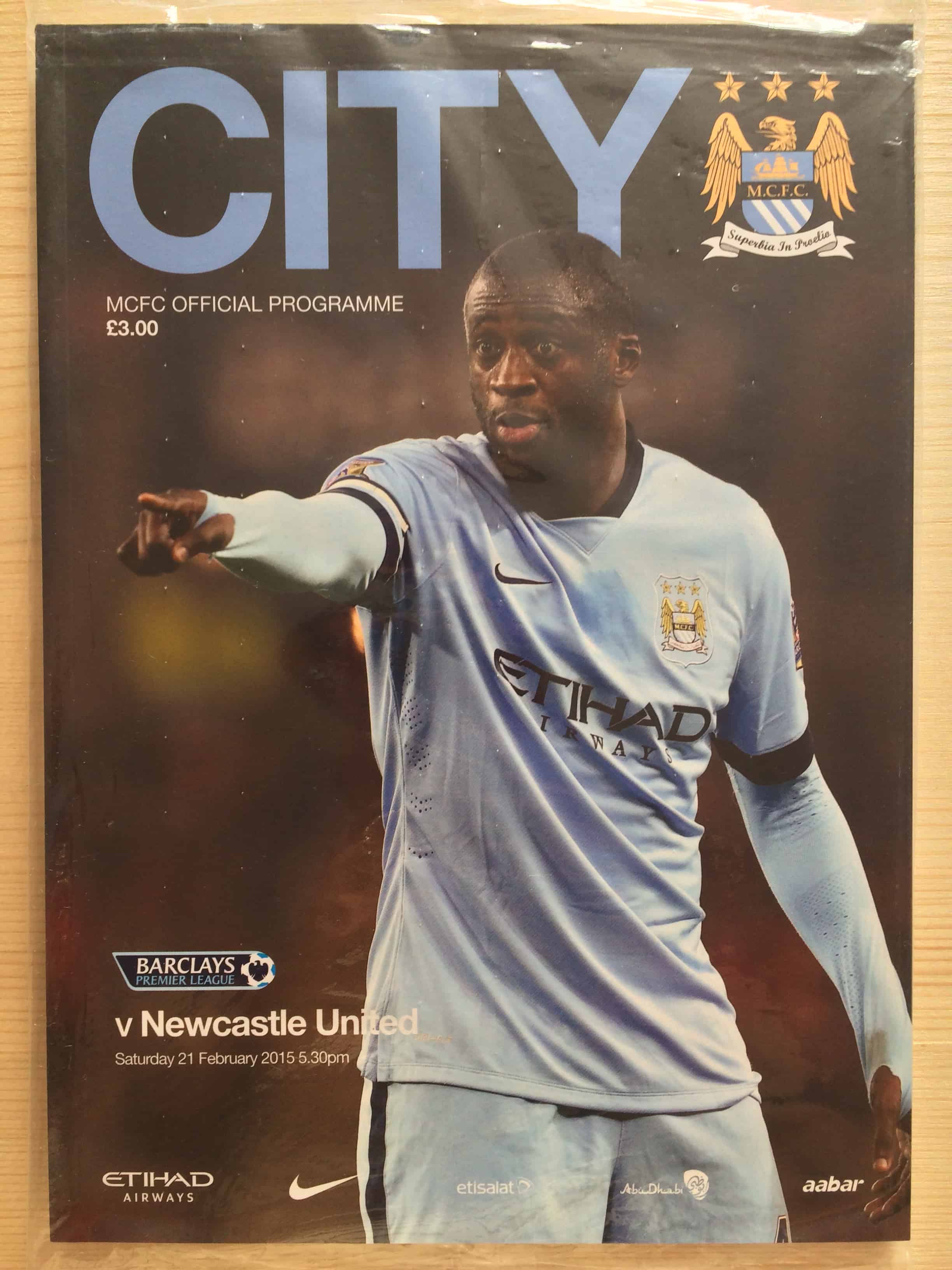 Manchester City FC v Newcastle United FC